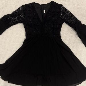 New without Tags- Elegant Black Lace Dress